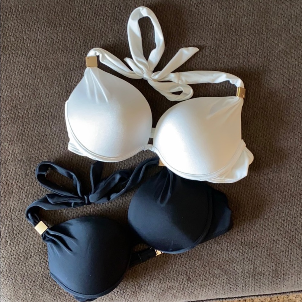 BLACK Victoria’s Secret Push-Up Bikini Top